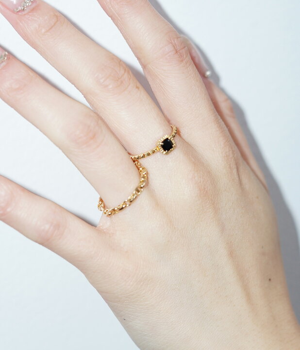 楽天市場】[送料無料]GIGI : [レディース]Onyx square ring : H10081 