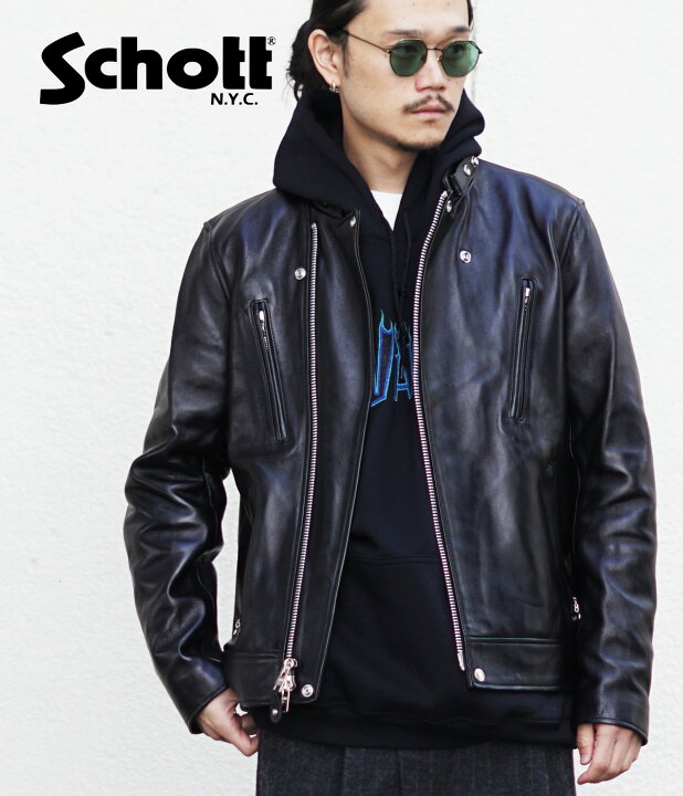 楽天市場】【P10倍】Schott / ショット : DOUBLE BREAST RIDERS 