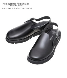 BEAUTIFUL SHOES / ビューティフルシューズ : 【レディース】S.S. SANDALS(GLOXI CUT SOLE) : サンダル グロキシー カット ソール シューズ レザーシューズ GLOXICUT 竹ヶ原敏之介 カジュアル 綺麗目 シンプル レディース : BSS2112007【DEA】