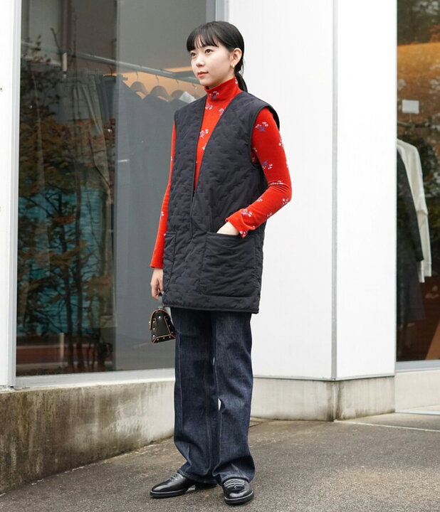 21ss フォトコピュー PHOTOCOPIEU SANDRA ジレ ベスト ダブル  
