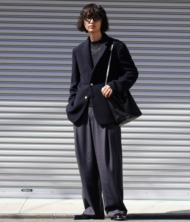 楽天市場】[SALE]URU : WOOL GLEN CHECK - 1 TUCK PANTS : 24FWGC02 