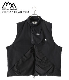 【送料無料】CMF OUTDOOR GARMENT / シーエムエフ アウトドア ガーメント /全2色 : OVERLAY DOWN VEST : オーバーレイダウンベスト ブラック ダークグレージュ アップデード レイヤード ゆったりシルエット メンズ 秋冬 : CMF2302-V01C【AST】