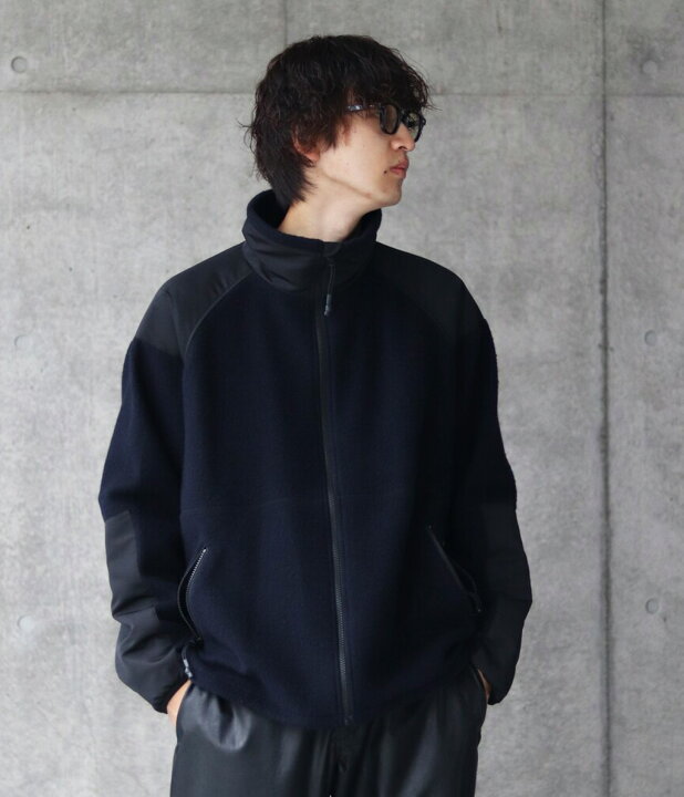 楽天市場】URU : WOOL CASHMERE FLEECE - ZIP UP BLOUSON : 23FWCF02 
