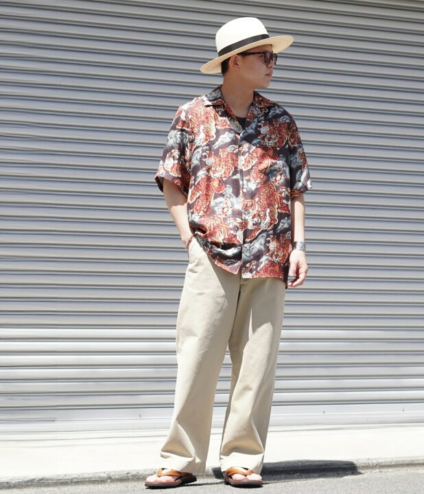 楽天市場】NIPOALOHA : SILK SHORT SLEEVE ALOHA SHIRT(百虎) : N24 