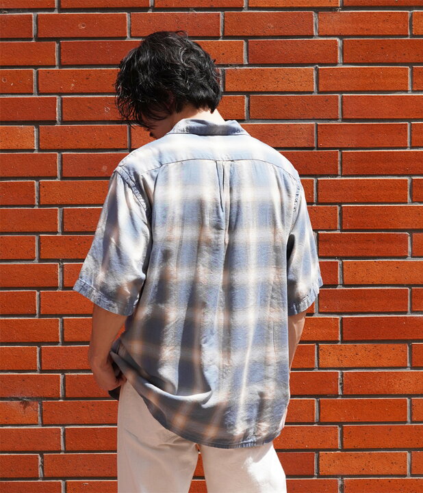 楽天市場】REMI RELIEF NAVY LABEL : レーヨンチェックSSシャツB / 全3  