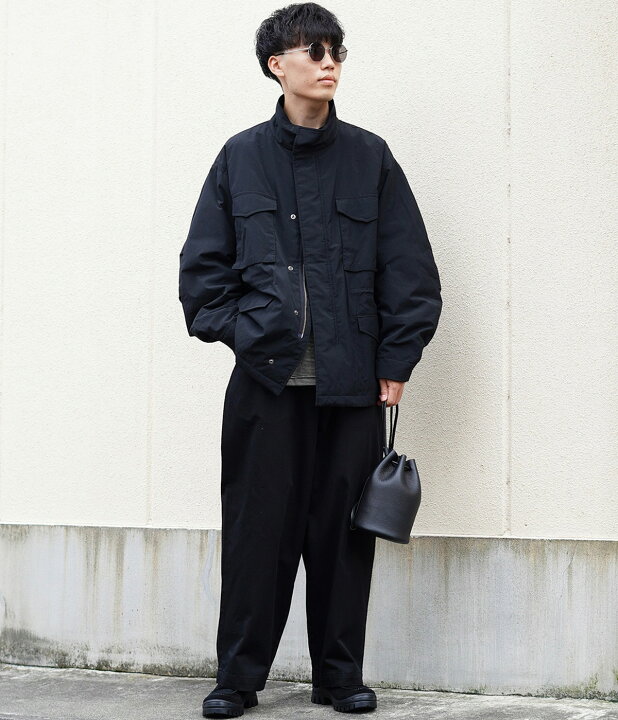 楽天市場】ATON : TECHNO COTTON PADDED M-65 JACKET : JKAGCW0904[COR 