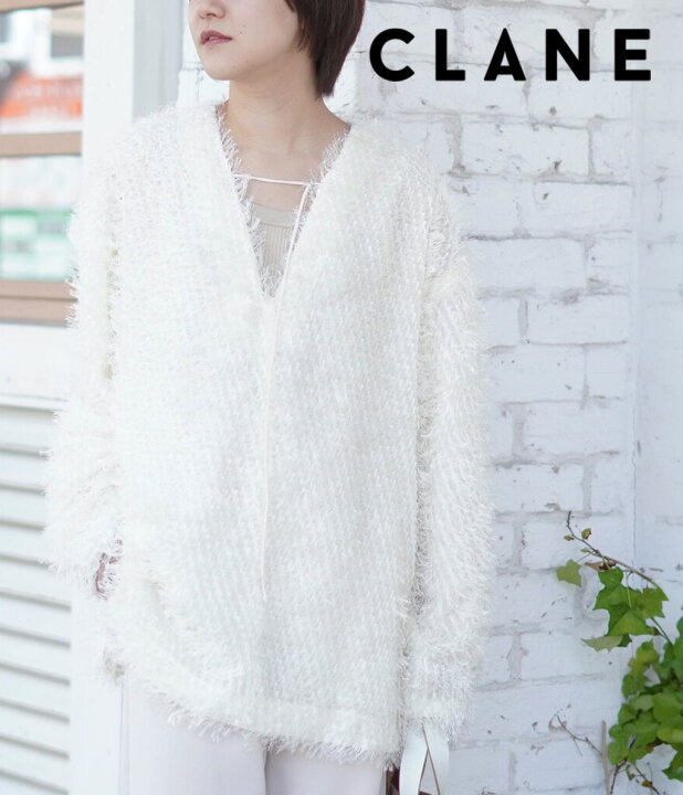 楽天市場】[SALE]CLANE : [レディース]W FACE FRINGE TOPS : 15122 