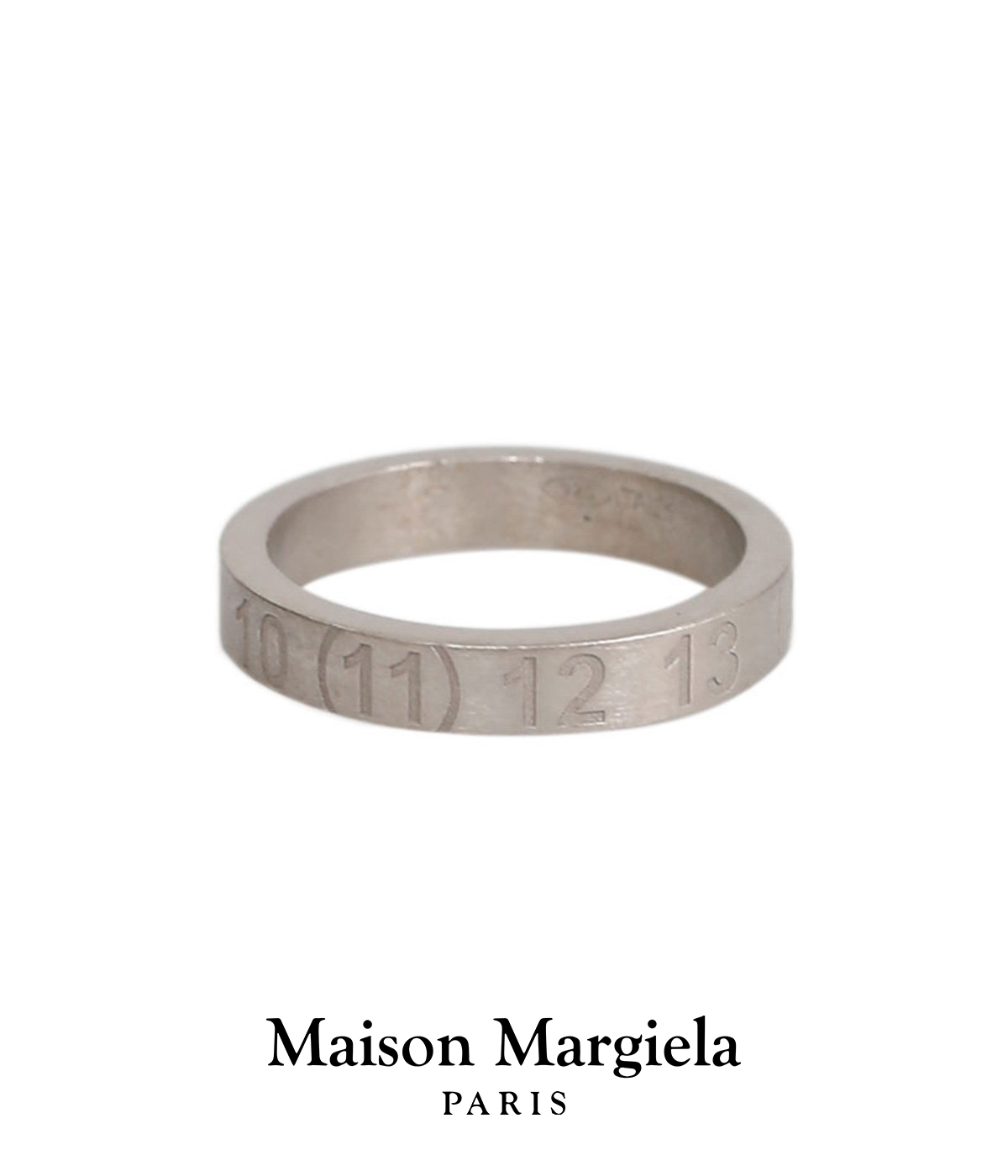 Maison Margiela   メゾン マルジェラ RING リング 指輪 アクセサリー ナンバーリング ナンバー 数字 メンズ 小物 イタリア製 シルバー シンプル 刻印 プレゼント ギフト 誕生日 記念日 SM1UQ0048