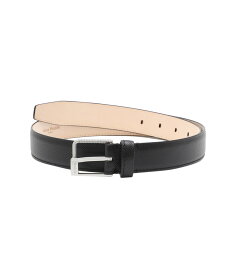 【送料無料】Maison Margiela / メゾン マルジェラ : LEATHER BELT : ベルト レザーベルト レザー ドレスベルト 細ベルト シンプル ブラック 牛革 革小物 ファッション雑貨 エンボス加工 ハイブランド アシンメトリー イタリア製 : SA1TP0004-P4745【RIP】