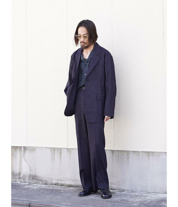 楽天市場】PORT BY ARK : Wool Denim Chambray 2B Jacket / 全2色 