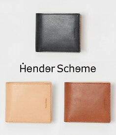 Hender Scheme : half folded wallet / 全3色 : nc-rc-hfw [COR][BJB][D]