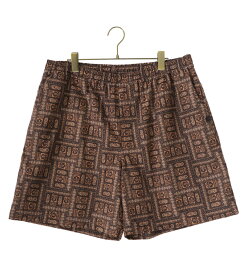 【送料無料】DAIWA PIER39 / ダイワ ピアサーティナイン : TECH EASY SHORTS BATIK : テックイージーショーツ バティック 総柄パンツ ハーフパンツ ショートパンツ セットアップ バティック柄 ブラウン ゆったりシルエット : BP-55023【PIE】【コンパクト】