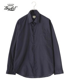 【送料無料】東洋エンタープライズ GOLD / ゴールド : COTTON/SILK CHAMBRAY REGULAR SHIRT / 全2色 : コットン シルク シャンブレー レギュラー シャツ レギュラーカラーシャツ 長袖シャツ ブラック ネイビー セットアップ 吸湿性 日本製 : 23A-GL28987【MUS】【WIS】