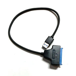 SATA-USB 3.0 ϊP[u@2.5C` SSD/HDDp@USB3.0-SATAC[W[hCuP[u@2.5C`HDDA_v^P[u@SATA22pinVA|[gP[u@zANZT@`P[u@iub