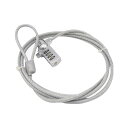 セキュリティワイヤー ワイヤーロック 4桁 ロック ケーブル 盗難防止 ワイヤー PC パソコン 盗難対策 窃盗防止 防犯 …