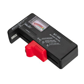 BT-168電池 チェッカー バッテリーチェッカー 乾電池残量バッテリーチェッカー 単1 単2 単3 単4 単5 9V型アルカリ乾電池に対応、1.5V/LRボタン形 電池残量チェッカー 電源不要 乾電池残量測定簡単