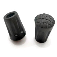 【2個入り】トレッキングポール キャップ 杖 ゴム 登山杖 杖先 ゴムキャップ 杖先カバー 金属インサート…