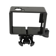 カメラフレームセット SJCAM SJ4000 wifi版専用　携帯用保護フレーム 　シェル保護フレーム (ブラック)