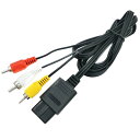 ステレオAVライン スーパーファミコン ニンテンドー64 ゲームキューブ AVケーブル SFC3色3列　オーディオおよびビデオ…