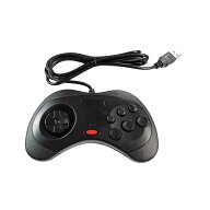USBゲームコントローラ 　PCコンピュータゲームコントローラ　パソコンゲームパッド　6ボタン型 セガサタ…
