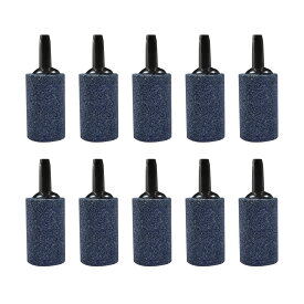 水槽 エアーストーン 細かい泡 水槽 エアレーション 10個 1.5cm円筒形 気泡ディフューザー 水族館ナノエアポンプ用小型バケット 魚タンク ポンプ 養液栽培用