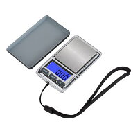 超小型高精度電子スケール　ゴールドジュエリーデジタルスケール　超小型計量器　0.1g-500g （シルバー+…