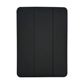 タブレットケース 三つ折り磁気スタンド ハードケース 防弯設計 保護カバー 10.9インチ対応（ブラック）