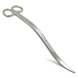 多機能水草ハサミ 水槽水草造園 トリミングハサミ 25cm 鏡面加工波状タイプハサミ 超長水草ハサミ 波状タイプトリミングハサミ  Sタイプトリミング道具 (シルバー)