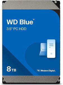 Western Digital �E�G�X�^���f�W�^�� WD Blue ���� HDD �n�[�h�f�B�X�N 8TB CMR 3.5�C���` SATA 5640rpm �L���b�V��256MB PC WD80EAAZ-AJP �G�R�p�b�P�[�W�@060707