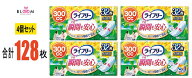 【4個セット】ライフリーその瞬間も安心300cc 32枚×4個セット 女性用 34cm　さわやかパッド 527748