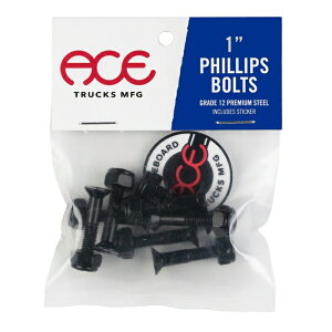yrX / XP{[/XP[g{[hzACE TRUCKS (G[XEgbN) ACE BOLTS PHILLIPS (vX) 1" C` rX8{