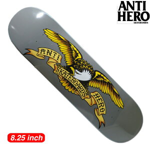 �y�X�P�{�[/�X�P�[�g�{�[�h�f�b�L�z�y���������zANTIHERO SKATEBOARDS(�A���`�q�[���[�E�X�P�[�g�{�[�h)CLASSIC EAGLE GREY DECK8.25"×32"�C���`�X�P�[�g�{�[�h�p�[�c/�f�b�L