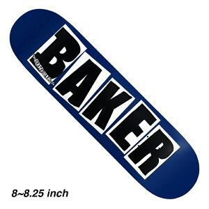 yXP{[/XP[g{[hfbLzyzBAKER SKATEBOARDS (xCJ[EXP[g{[h)TEAM BRAND LOGO / NAVY 8" / 8.125" or 8.25"C`XP[g{[hp[c/fbL