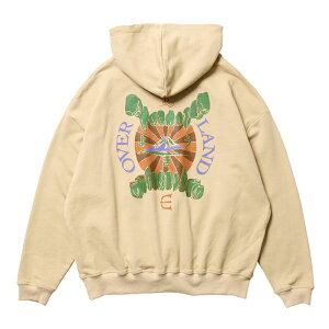 �y�X�P�[�g�{�[�h/�t�[�f�B�z�y���������zEVISEN SKATEBOARDS (�G�r�Z���E�X�P�[�g�{�[�h) OVERLAND LOGO HOODIE / BEIGE �X�P�[�g�{�[�h�A�p����/�p�[�J�[