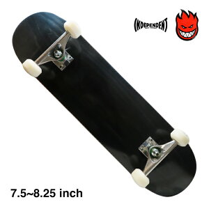 �y�X�P�{�[/�X�P�[�g�{�[�h/�����i�z�y���������zINDEPENDENT TRUCK × SPITFIRE WHEEL�R���v���[�g�Z�b�g(�����i)SUPER HARD BLANK DECK / BLACK7.5 / 7.75 / 8 or 8.25�C���` ���S�҂ɃI�X�X��