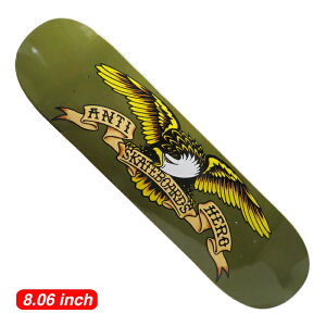 �y�X�P�{�[/�X�P�[�g�{�[�h�f�b�L�z�y���������zANTIHERO SKATEBOARDS(�A���`�q�[���[�E�X�P�[�g�{�[�h)CLASSIC EAGLE / TAN8.06×31.8�C���`�X�P�[�g�{�[�h�p�[�c/�f�b�L
