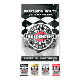 【ビス / スケボー/スケートボード】INDEPENDENT (インディペンデント) PRECISION BOLTSPHILLIPS (プラス) 7/8"インチ BLACK / GOLD / SILVER / RED - 4COLOR