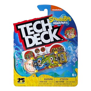 ywXP / tBK[{[hzyzTECH DECK (ebNEfbL) 96mm Vol.18 / "SANTA CRUZ SPONGE BOB 2" FINGERBOARD ~jXP[g{[h / wXP[g{[h
