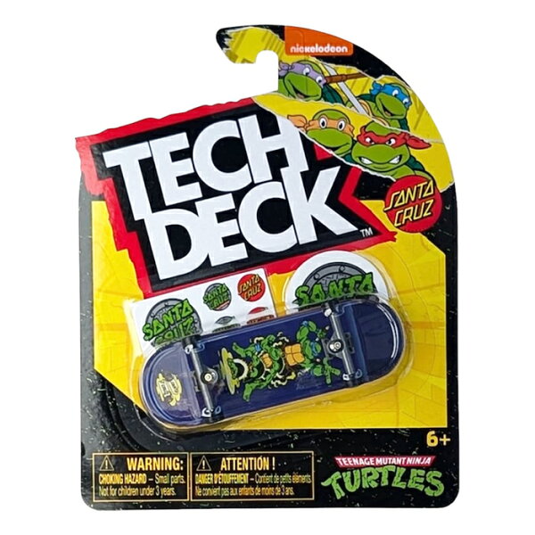 【指スケ / フィンガーボード】【送料無料】 TECH DECK (テック・デッキ)  96mm Vol.18 / "SANTA CRUZ 5 TEENAGE MUTANT NINJA TURTLES"   FINGERBOARD   ミニスケートボード / 指スケートボード