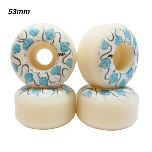 �y�X�P�{�[�E�B�[��/�X�P�[�g�{�[�h�zSTRUSH WHEEL�i�X�g���b�V���E�E�B�[���jKAZUAKI YAKUSHIJIN GHOST53mm 101A Art by WOODBRAIN