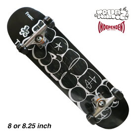 【スケボー/スケートボード/完成品】【送料無料】ARKTZ × INDEPENDENT コンプリートセットTHROW UP LOGO DECK / BLACK 8" or 8.25"インチARKTZ WHEEL 53mm / Black初心者におすすめ / エントリーモデル