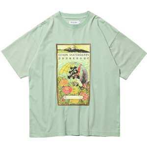 yXP[g{[h / TVczyzEVISEN SKATEBOARDS(GrZEXP[g{[h) GLOBE LABEL TEE / DUSTY TEALXP[g{[h / Ap