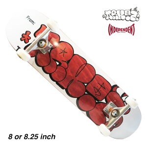 �y�X�P�{�[/�X�P�[�g�{�[�h/�����i�z�y���������zARKTZ × INDEPENDENT �R���v���[�g�Z�b�gTHROW UP LOGO / 8 / 8.25�C���` / WHITE BURGUNDYARKTZ WHEEL 53mm / WHITE���S�҂ɃI�X�X��