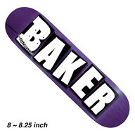 【スケボー/スケートボードデッキ】【送料無料】BAKER SKATEBOARDS (ベイカー・スケートボード)TEAM BRAN…