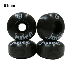 �y�X�P�{�[�E�B�[��/�X�P�[�g�{�[�h�zJUICE WHEEL (�W���[�X�E�E�B�[��)BLACK / 51mm
