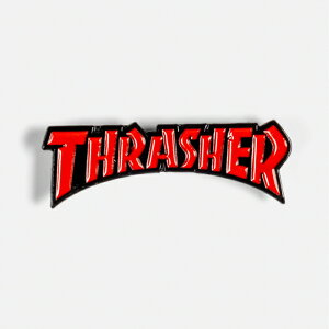 yXP[g{[h/sYzyzTHRASHER MAGAZINE (XbV[E}KW)THRASHER LABEL PIN / REDXP[g{[h / soba