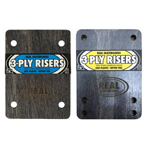�y���C�U�[�p�b�g/ �X�P�{�[�zREAL SKATEBOARDS (���A���E�X�P�[�g�{�[�h)3-PLY RISER PAD 1/8�C���` / THUNDER / UNIVERSAL
