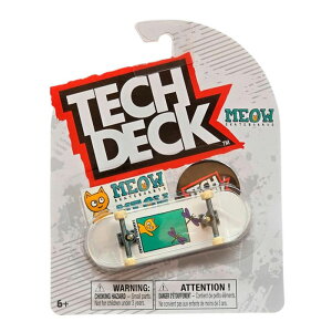 �y�w�X�P / �t�B���K�[�{�[�h�z�y���������zTECH DECK (�e�b�N�E�f�b�L) 96mm Vol.19 / "MEOW" FINGERBOARD �~�j�X�P�[�g�{�[�h / �w�X�P�[�g�{�[�h