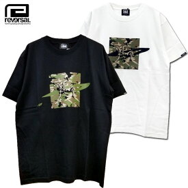 【SALE】reversal（リバーサル）/WRESTLING SQUARE CAMO TEE /半袖Tシャツ