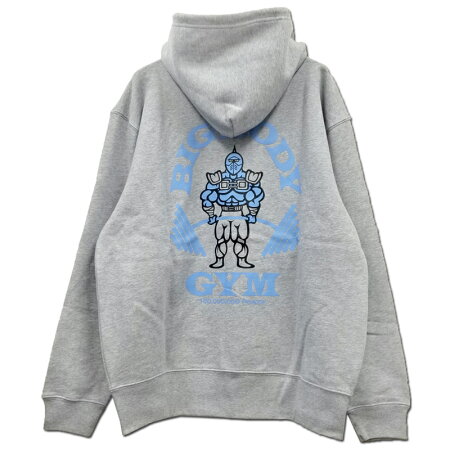 楽天市場 キン肉マン ビッグボディジムzipパーカー M Gray マッスルアパレル Arktz Dba